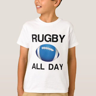 T-SHIRT JEU DE RUGBY TOUTE LA JOURNÉE