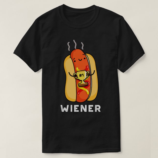 T-shirt Jeu de saucisse drôle Wiener (Design devant)