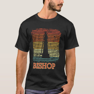 T-shirt Jeu de société Évêque Échec et mat Sport Échiquier