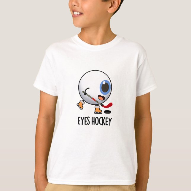 T-shirt Jeu de sport de hockey sur glace amusant (Devant)