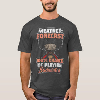 T-shirt Jeu de Volant de Badminton Sport Joueur de Badmint