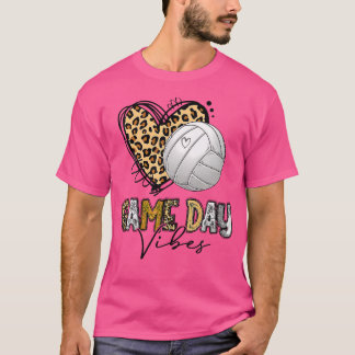 T-shirt Jeu de volleyball Bleu Vibes Volleyball Maman