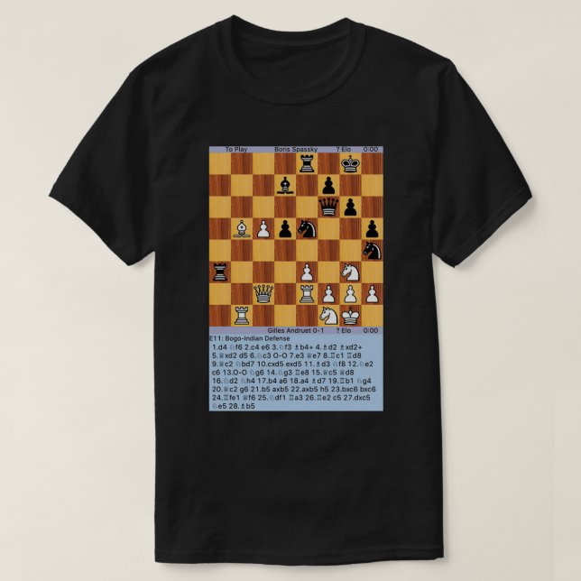 T-shirt jeu d'échecs pièce d'échecs jeu d'échecs jeu d'éch (Design devant)