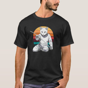 T-shirt Jeu d'escrime Joueur d'escrime Sport Escrime vinta