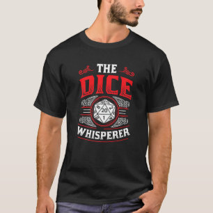 T-shirt Jeu Dice Whisperer Stylo Et Papier Tabletop Rpg
