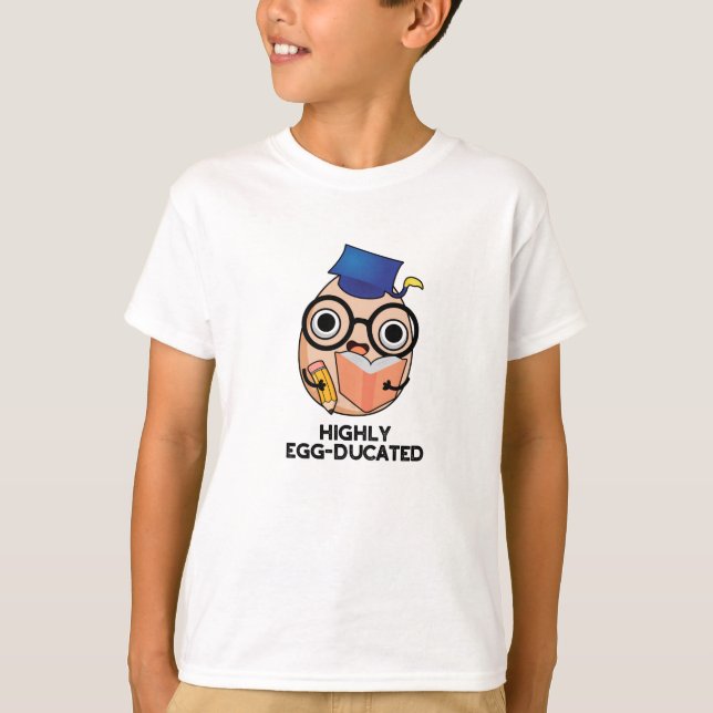 T-shirt Jeu d'Oeufs Drôle À Hautement Entraîné (Devant)