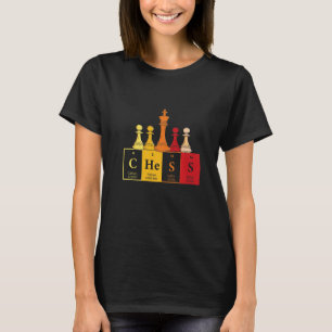 T-shirt Jeu du joueur d'échecs Grandmaster Tableau périodi