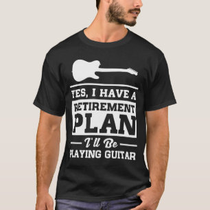 T-shirt Jeu du régime de retraite de guitare