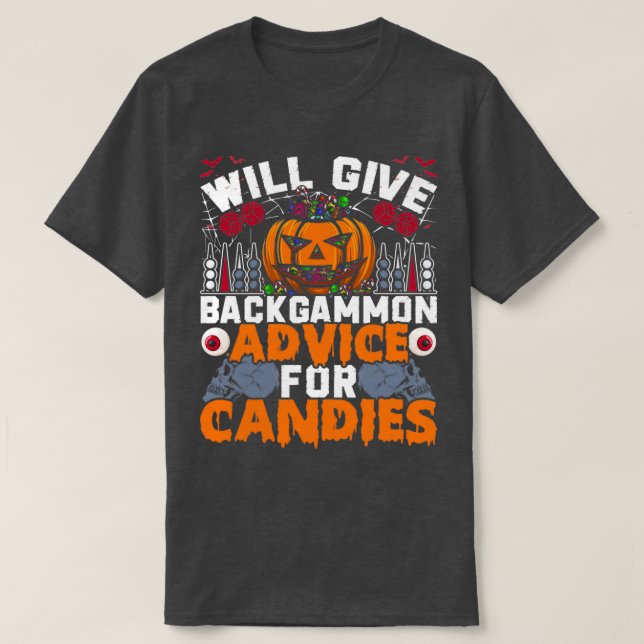 T-shirt Jeu Jeu Geek Jouer Backgammon Cadeaux Idée 1 (Design devant)