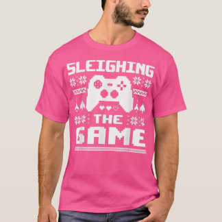 T-shirt Jeu Joueur de Noël jeu vidéo T-Sh