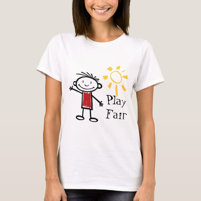 T-shirt Jeu juste (Devant)