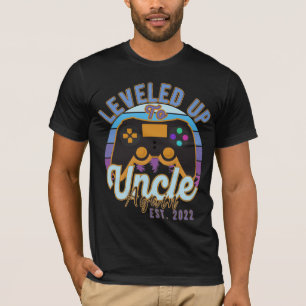 T-shirt Jeu Leveled Up To Uncle Again Est. 2022 Oncle
