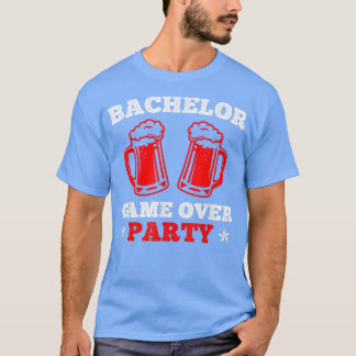 T-shirt Jeu OverWedding Party Bachelor Party790