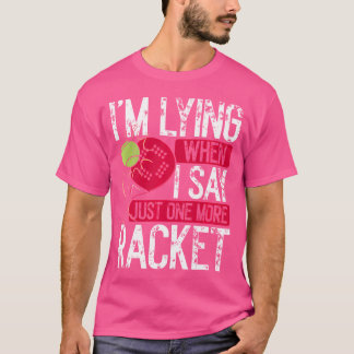 T-shirt Jeu Padel Joueur Padel One More Raquet Bal