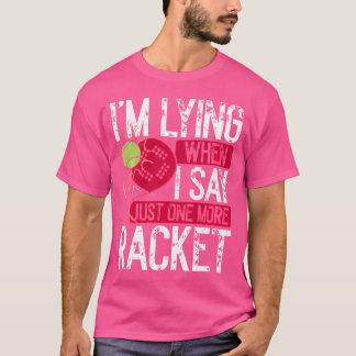 T-shirt Jeu Padel Joueur Padel One More Raquet Bal