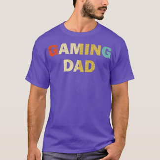 T-shirt Jeu Papa Real Gamer Père
