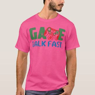 T-shirt Jeu Pausedalk Fast Funny Jeu Vidéo Jouer r