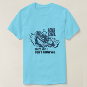 T-shirt Jeu Reconnaît Jeu Graphisme Bateau Pêche