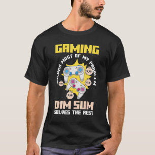T-shirt Jeu Résoudre La Plupart De Mes Problèmes Dim Sum R