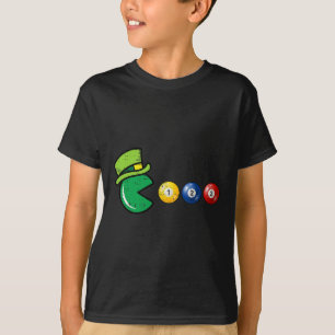 T-shirt Jeu Rétro Billard St Patricks Day