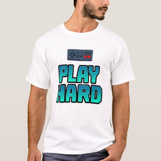 T-shirt Jeu Rétro Sur Joystick Icon Tee (Devant)