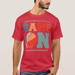 T-shirt Jeu Sur Basketball Jeu Motivation Jour