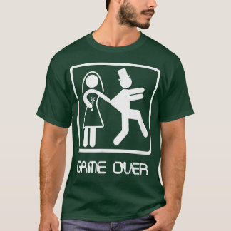 T-shirt Jeu sur chemise Joueur vidéo Mariage de baccalauré