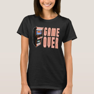 T-shirt Jeu sur insert pièce pour les joueurs rétro et vid