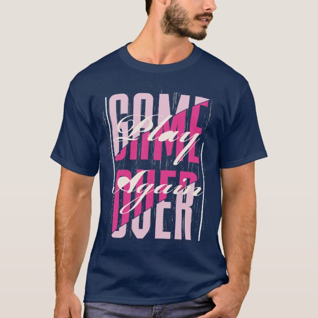 T-shirt Jeu sur jeu à nouveau design (Devant)