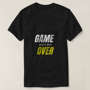 T-shirt Jeu sur la mort guerre Conception de Grunge