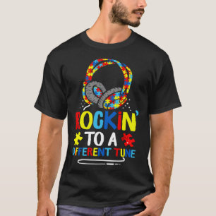 T-shirt Jeu sur l'autisme : une mélodie différente pour le