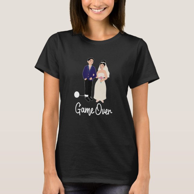 T-shirt Jeu sur Mariage amusant (Devant)