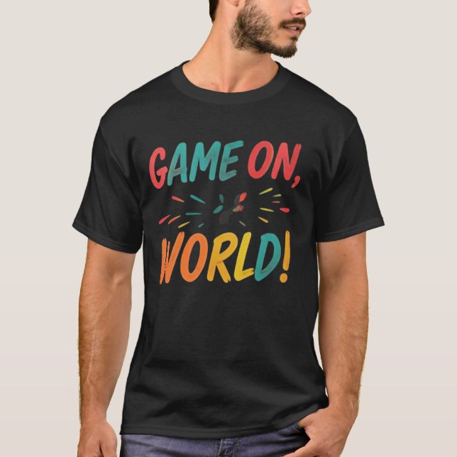 T-shirt Jeu Sur, Monde (Devant)