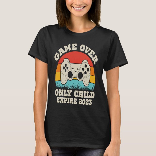 T-shirt Jeu sur seulement enfant Expiring 2023 Baby Annone (Devant)