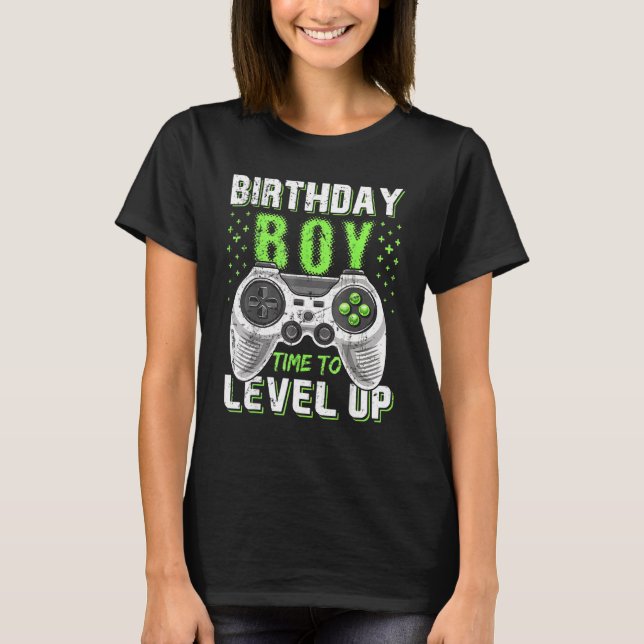 T-shirt Jeu Vidéo Anniversaire Garçons Anniversaire Garçon (Devant)