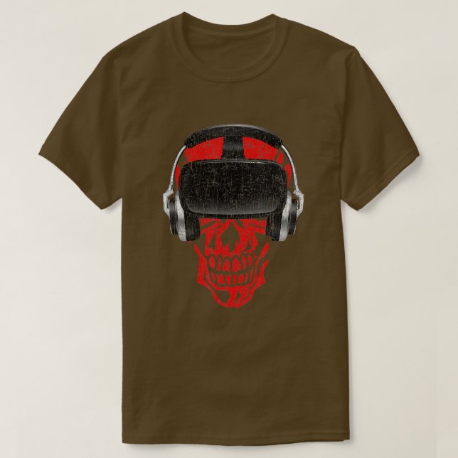 T-shirt Jeu vidéo casque VR - Réalité virtuelle Meta (Design devant)