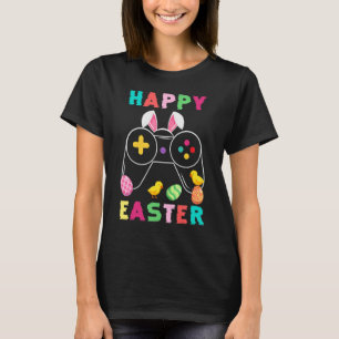 T-shirt Jeu Vidéo de Bunny mignonne Gamer Happy Easte