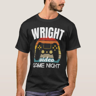 T-shirt Jeu vidéo de la famille Wright Nuit