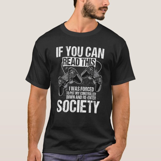 T-shirt Jeu Vidéo Drôle Chemise Cadeaux Gamers Qui Aime Jo (Devant)