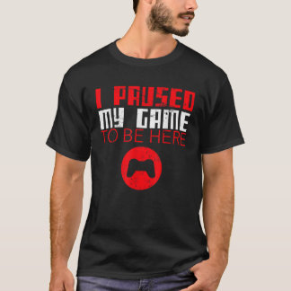 T-shirt Jeu Vidéo Drôle J'Ai Suspendu Mon Jeu