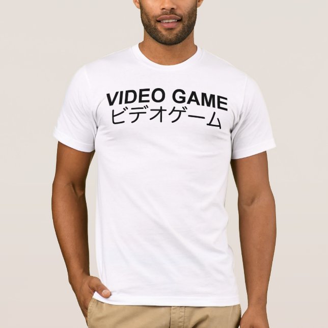 T-shirt Jeu vidéo Japonaise Chemise (Devant)