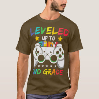 T-shirt Jeu Vidéo Jusqu'À La 2Ème Année De Retour À L'Écol
