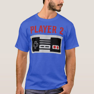T-shirt Jeu vidéo Matching Family Player 2 