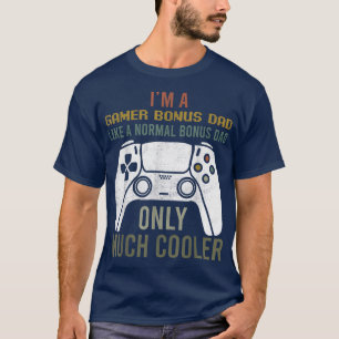 T-shirt Jeu Vidéo Mens Joueur Bonus Papa Appareils, Gros A