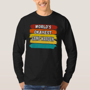 T-shirt Jeu Warden Worlds Okayest Jeu Warden