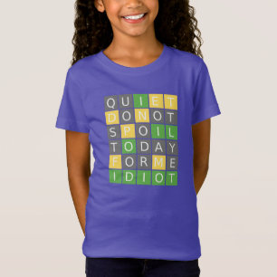 T-shirt jeu Wordle