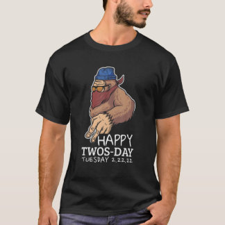 T-shirt Jeudi Mardi 22 Février 2022 Drôle 2.22.22 E