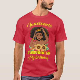 T-shirt Jeudi Mon Fête de l'Indépendance Mon Anniversaire 