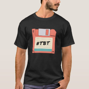 T-shirt Jeudi Rétro du Disque Souple TBT Rétro Geek