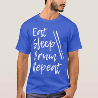 T-shirt Jeune batteur citation drôle baguettes de tambour